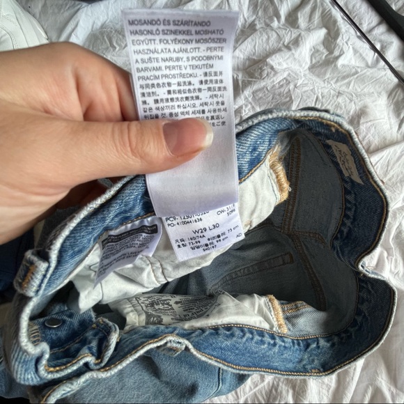 Levis 501 Straight Leg Jean in Luxor Street - Picture 6 of 8